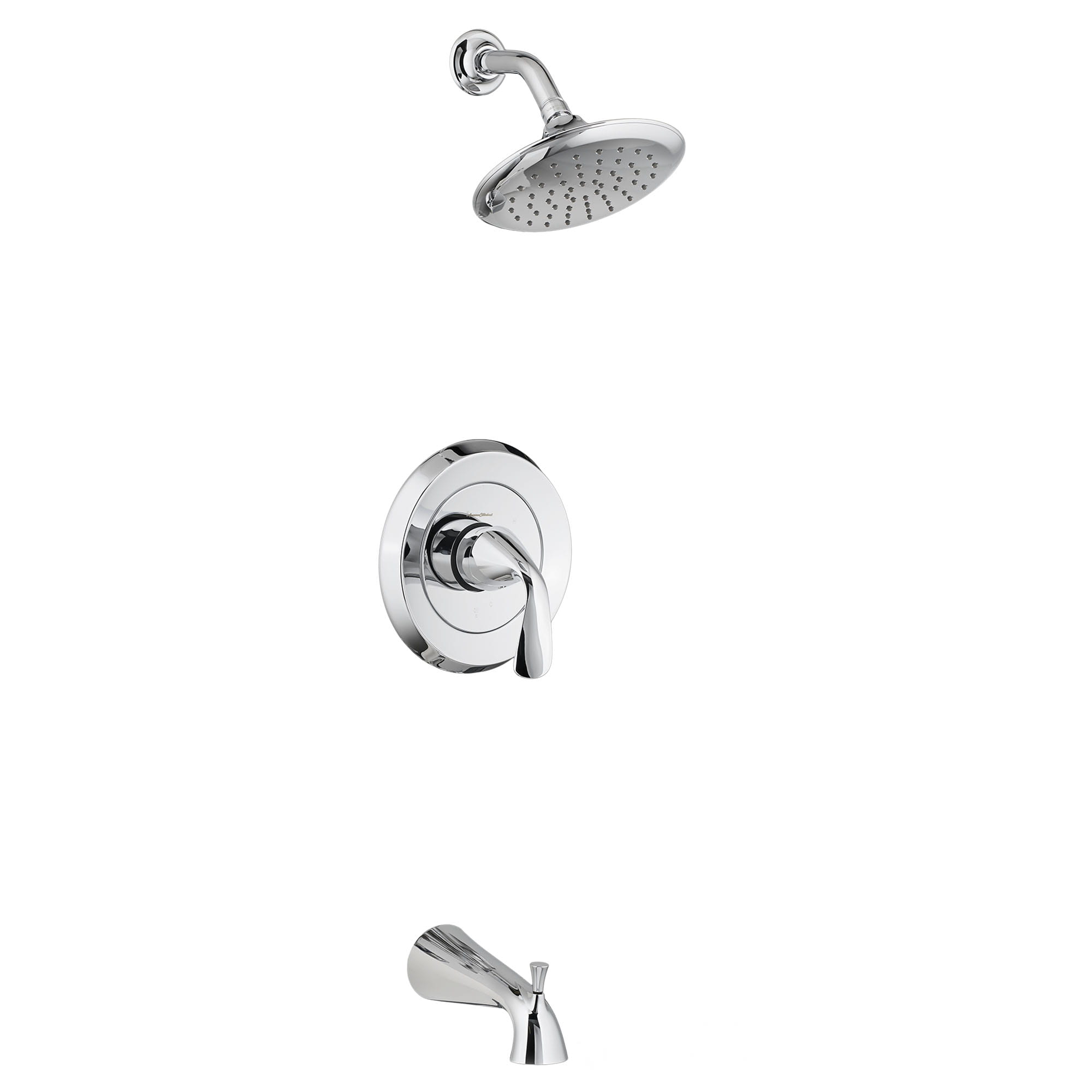 Fluent® 2.5 gpm/9.5 L/min Tub and Shower Trim Kit With Showerhead, Double Ceramic Pressure Balance Cartridge With Lever Handle
